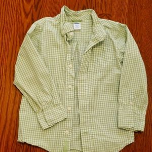 EUC checked button down shirt